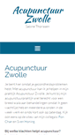 Mobile Screenshot of acupunctuurzwolle.com
